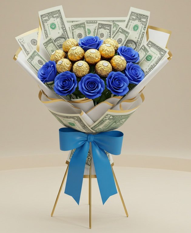 Money Flower Arrangements